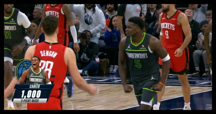  23歲186天！愛(ài)德華茲成NBA歷史上最年輕投進(jìn)1000記三分球員
