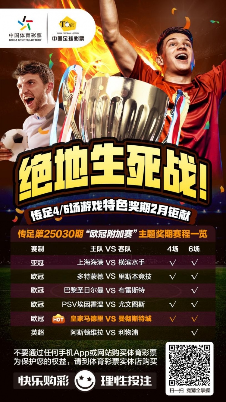  絕地生死戰！傳足特色獎期第25030期聚焦歐冠附加賽