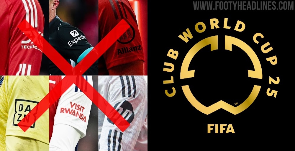  FIFA不允許世俱杯球隊有袖標贊助，需貼上世俱杯徽標