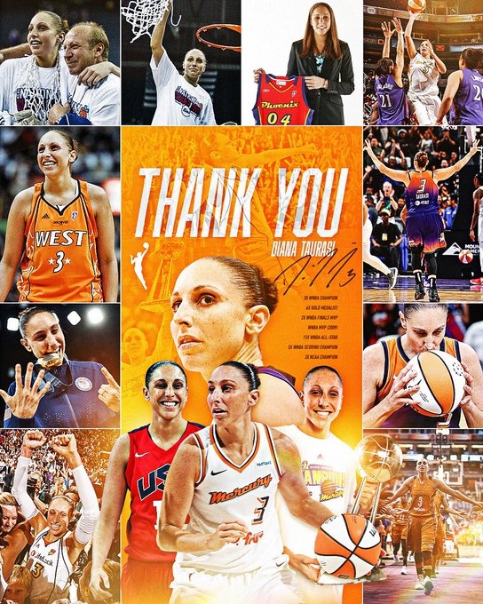  傳奇落幕！WNBA巨星陶樂(lè )西宣布退役 結束20年職業(yè)生涯