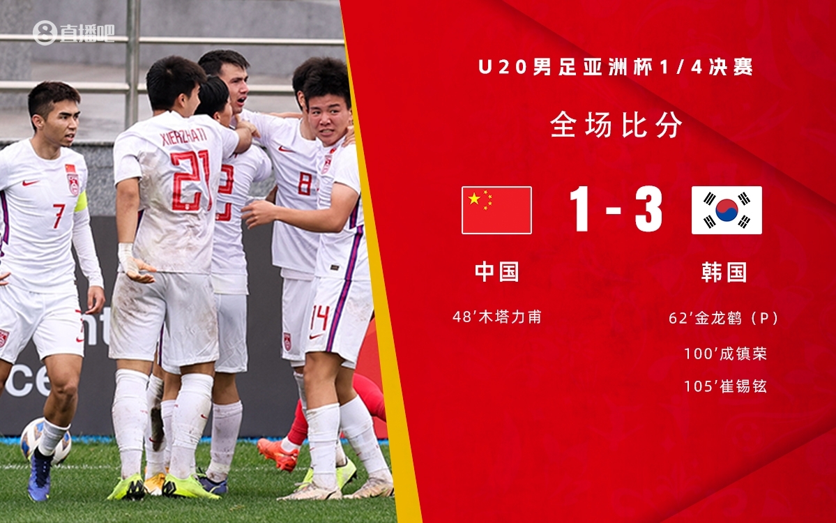  復仇！U22國足絕殺復仇韓國，2年前U20亞洲杯加時(shí)憾負無(wú)緣世青賽